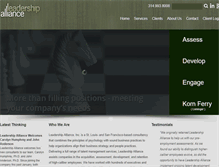 Tablet Screenshot of leadershipall.com